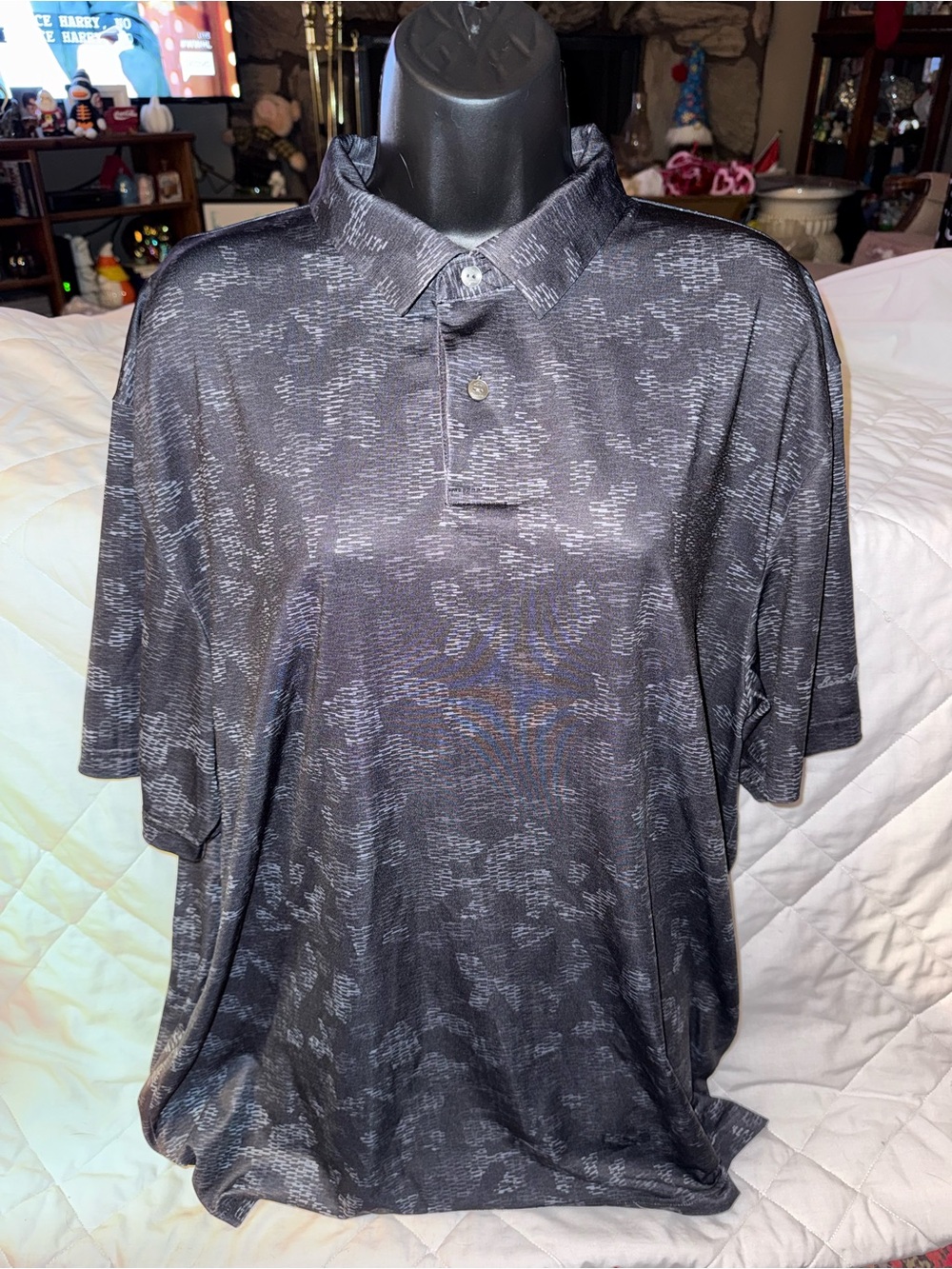 Ben Hogan Performance Stretch Black Caviar Polo